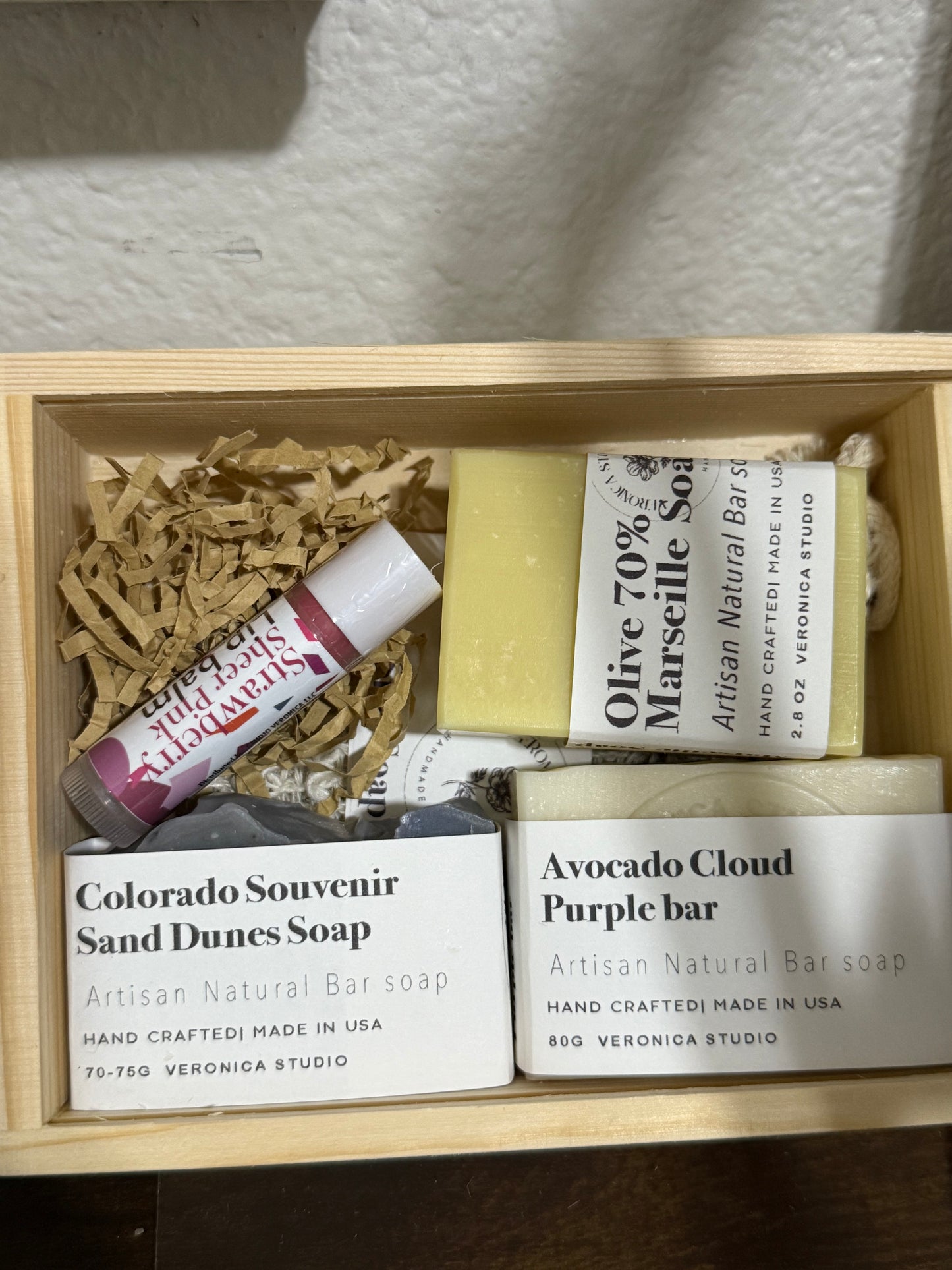 wooden box gift set_market