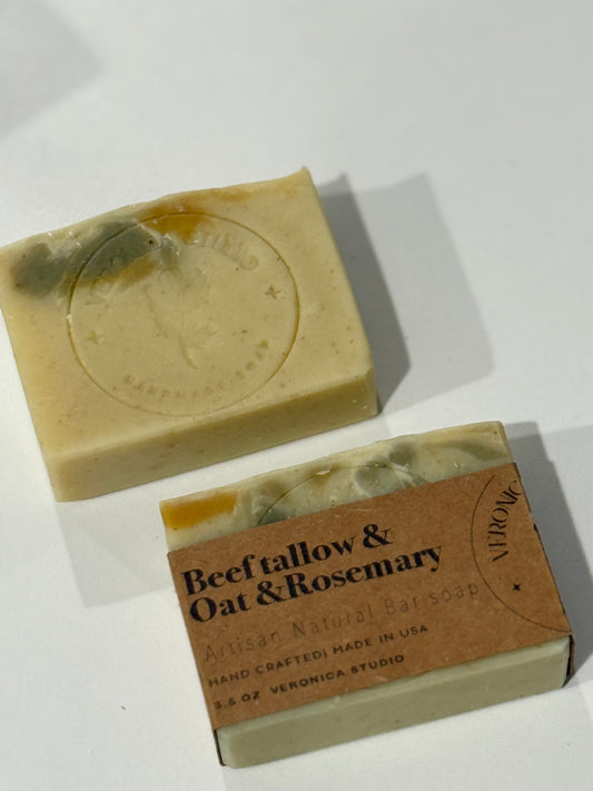 beef tallow & Oat & Rosemary