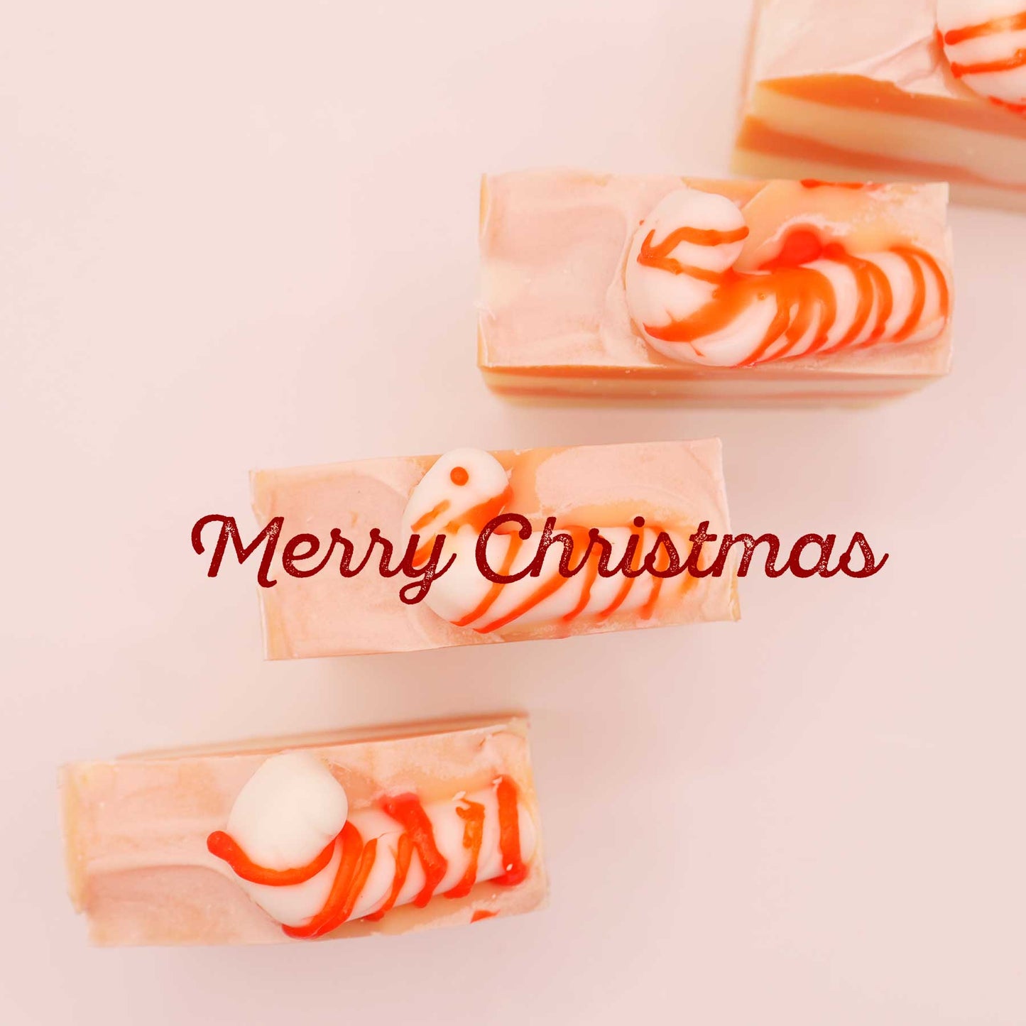 Christmas cake soap