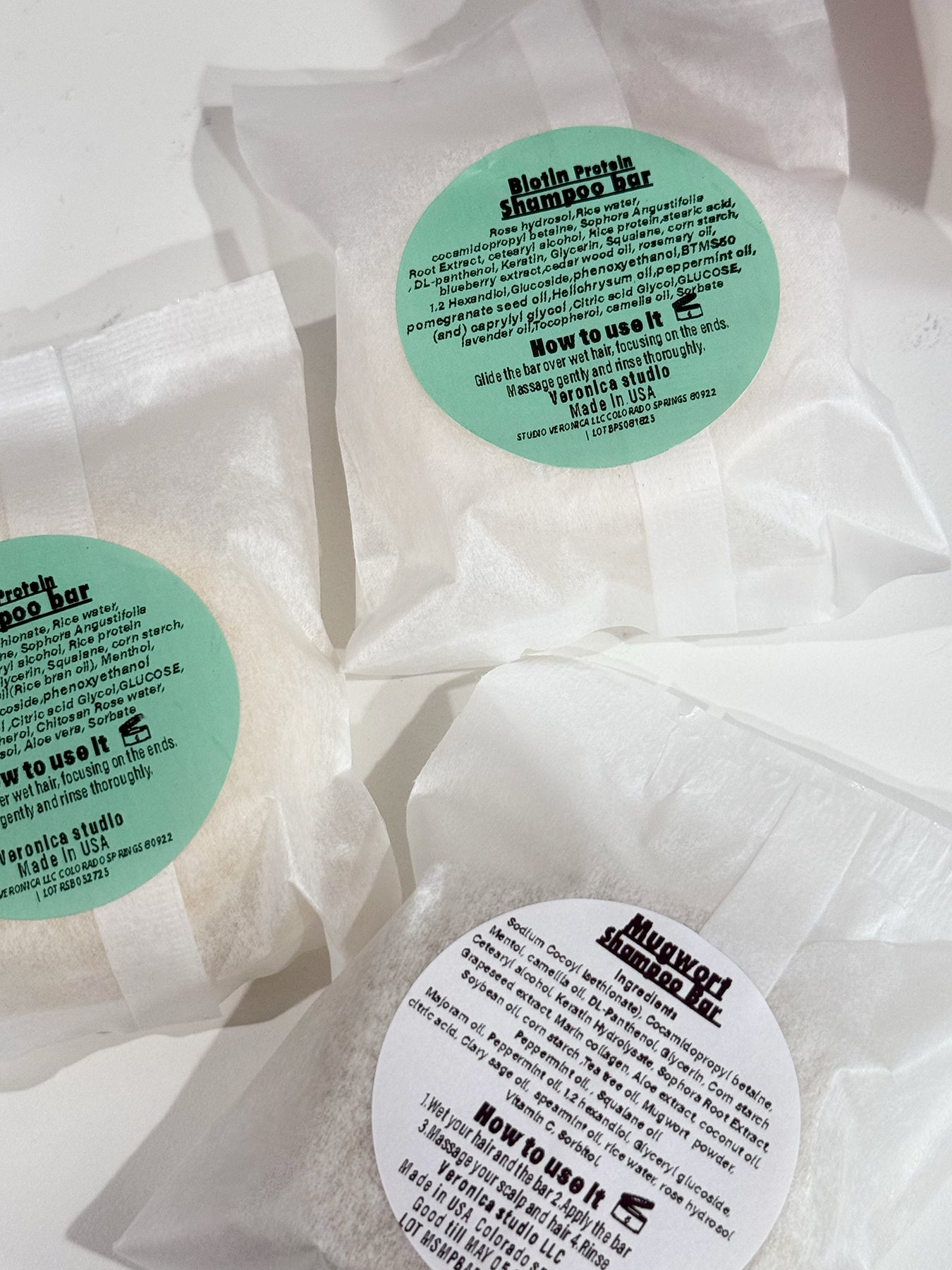 shampoo bar trio set