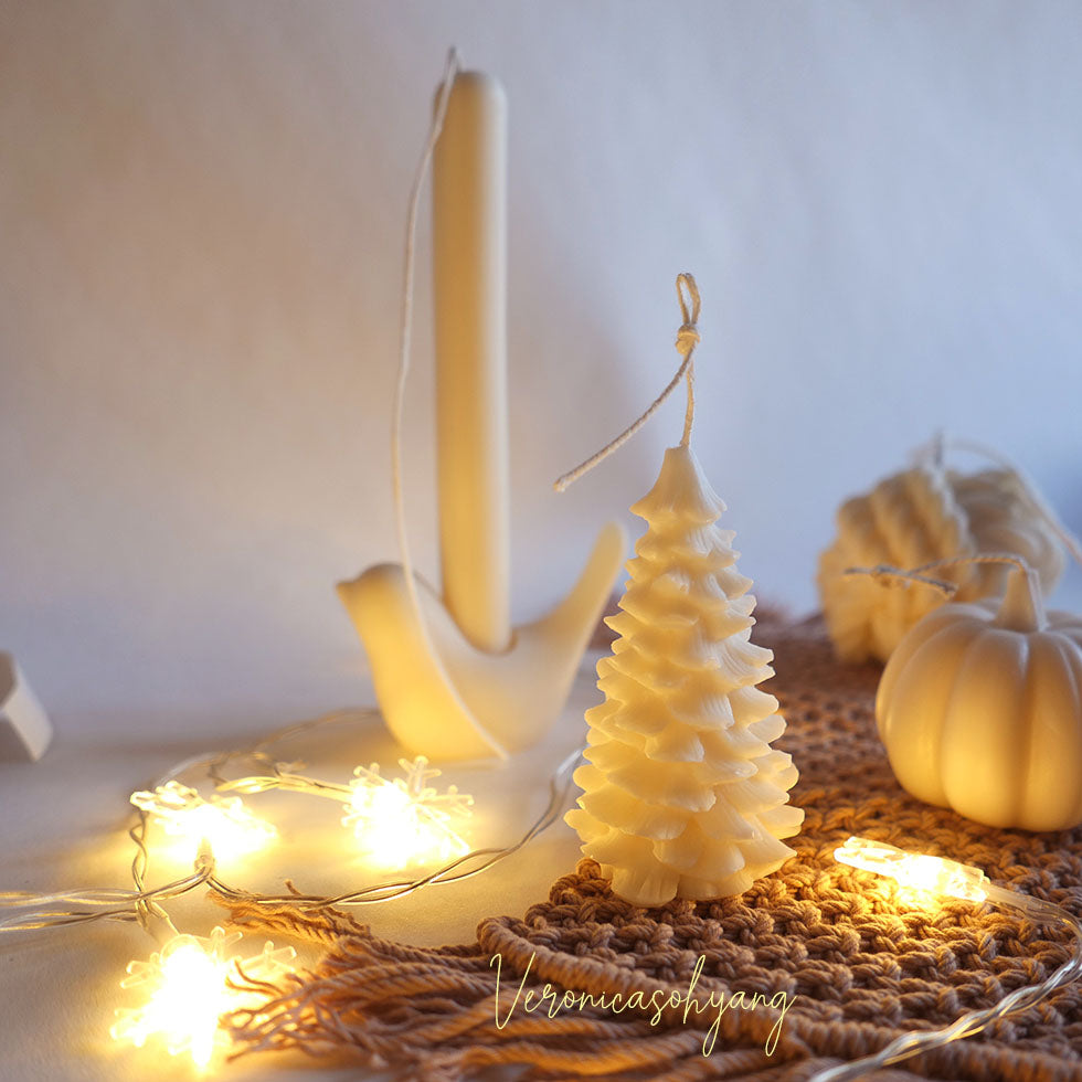 Scented Wool Candle Ivory