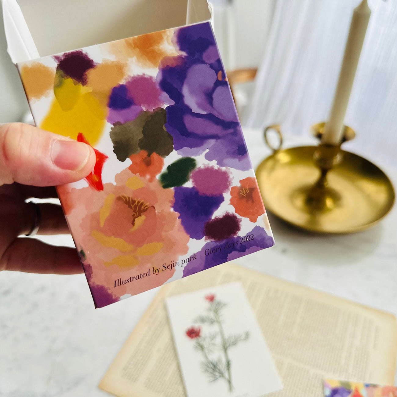 Pink terrazzo soap set