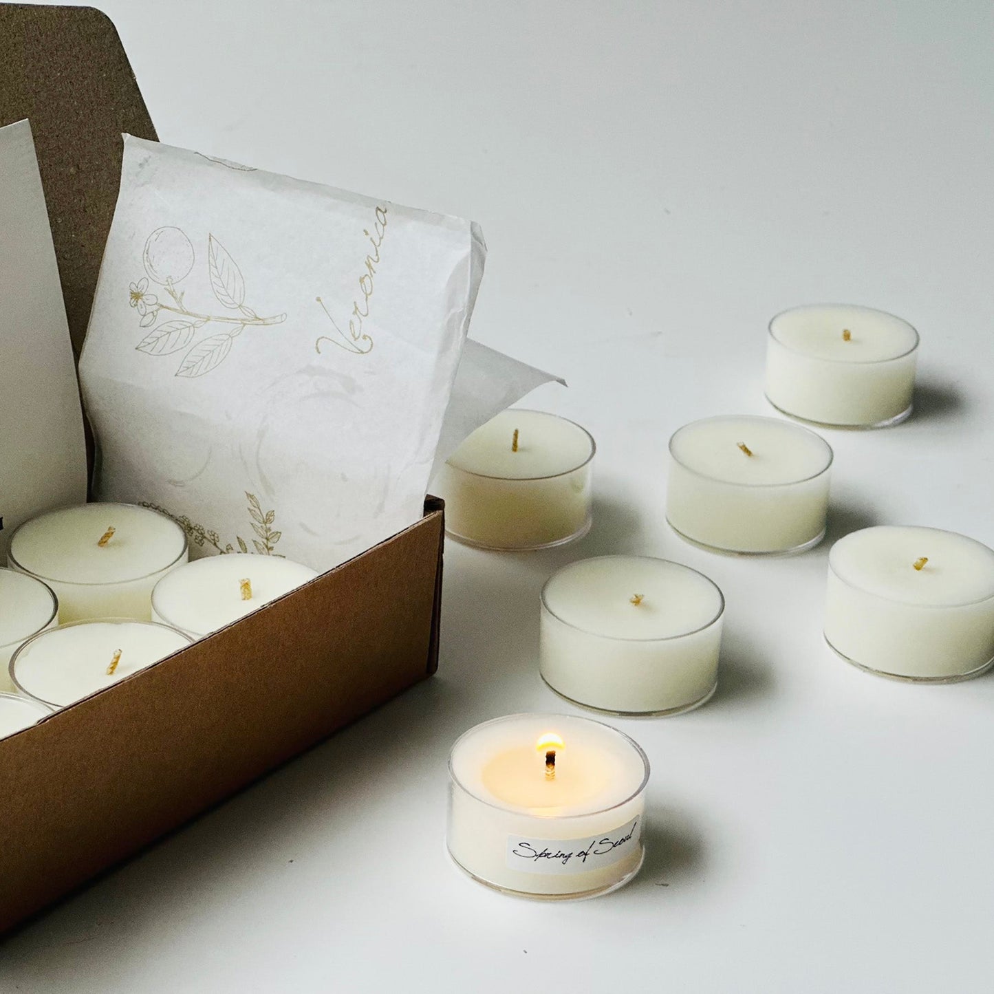 Tea light box 12 pc set ($18 value)