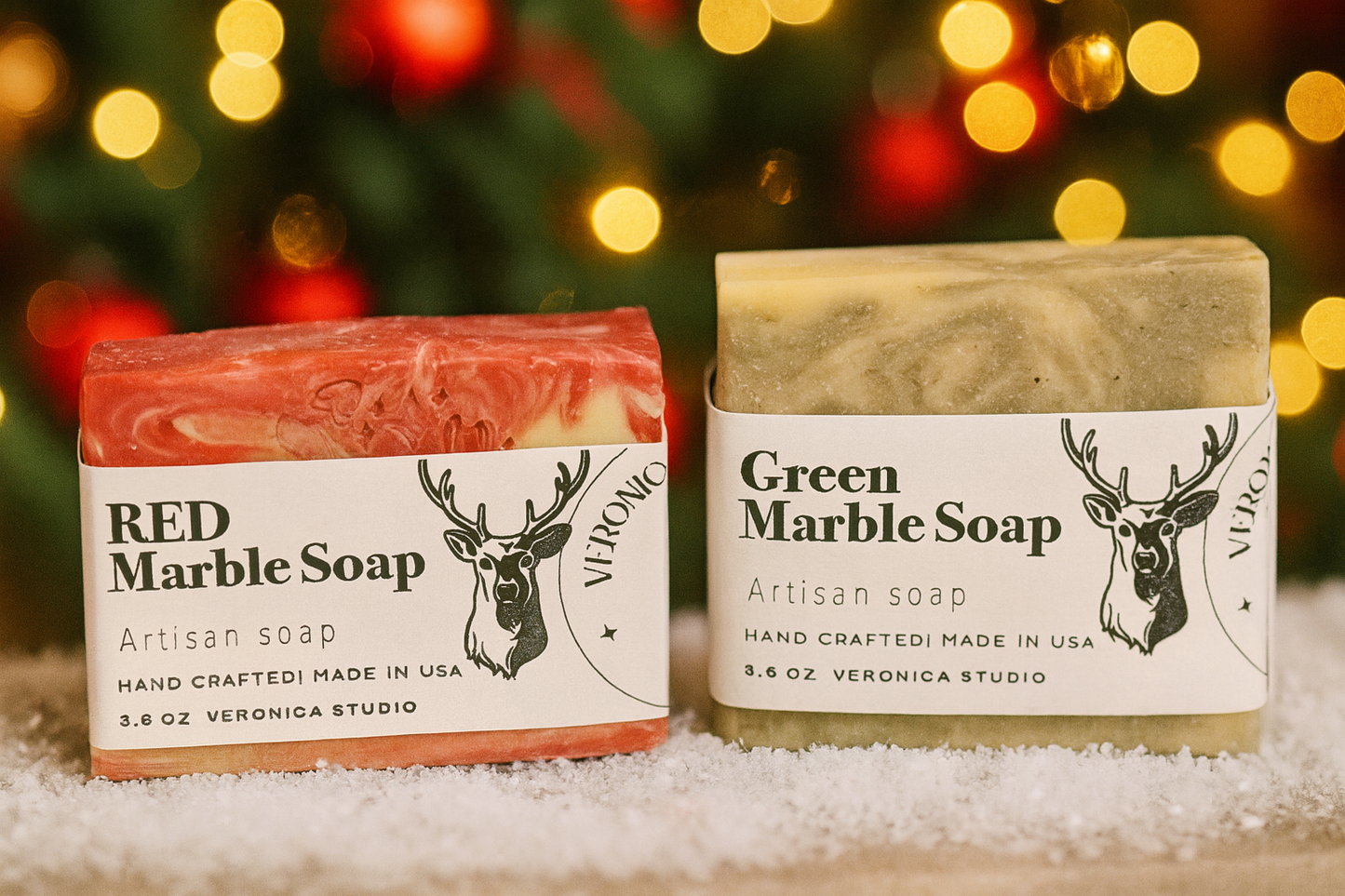 RED& GREEN SOAP & Lip balm Gift set