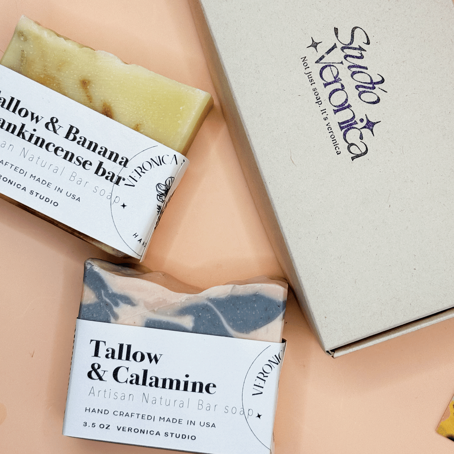Tallow & Calamine soap gift set (A)