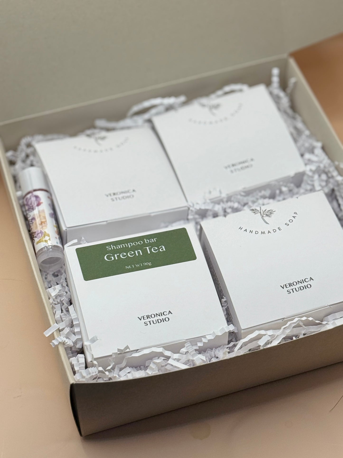 3 soaps &   shampoo bar & Lip balm