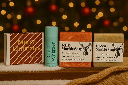 RED& GREEN SOAP & Lip balm Gift set