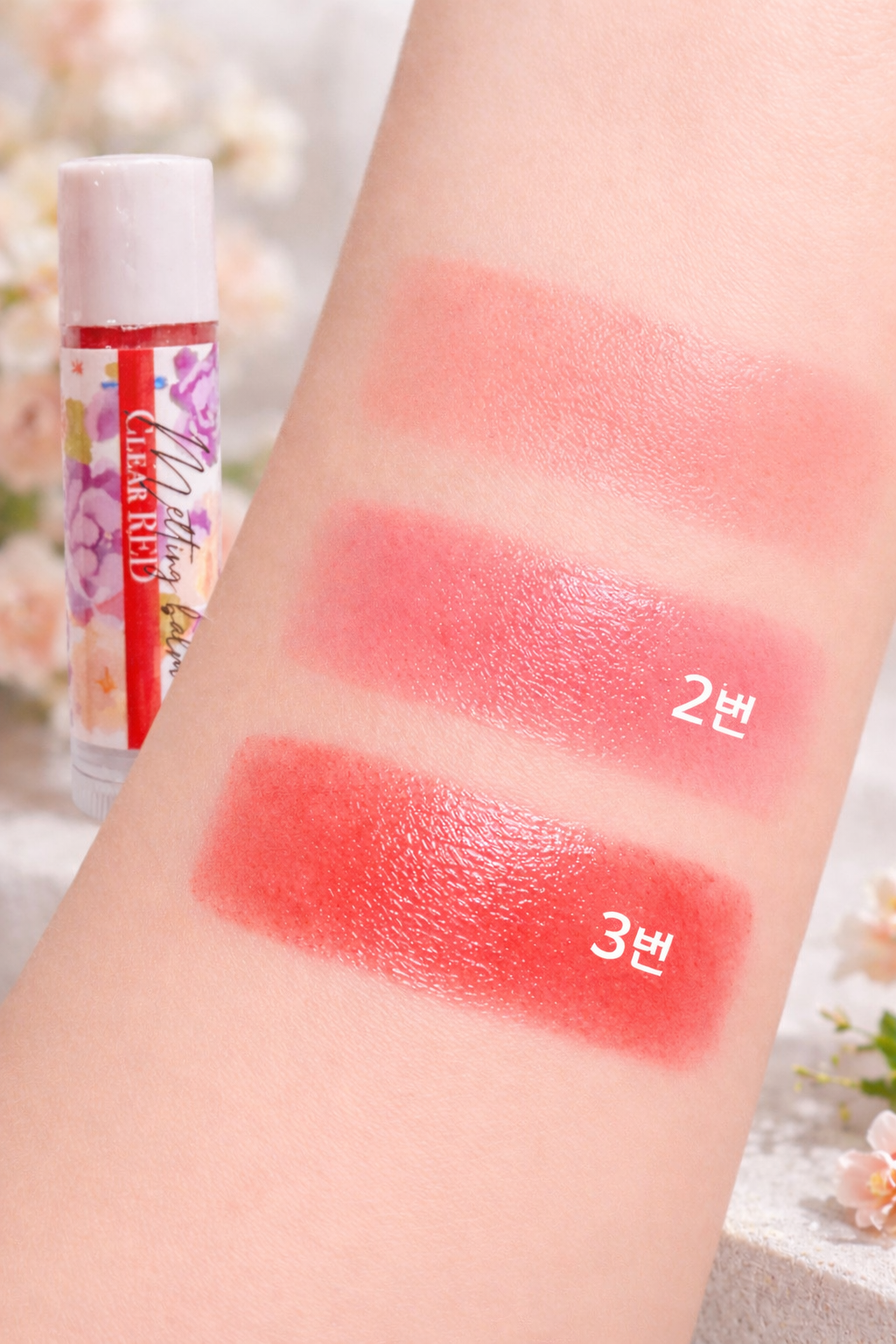 Melting balm - Clear red