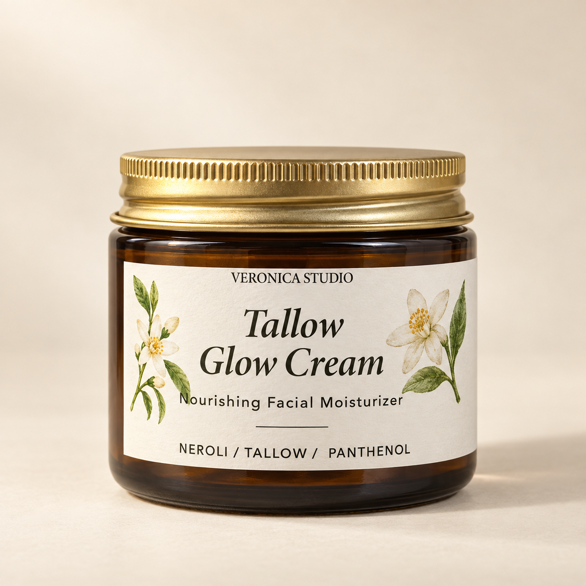 Glow Tallow Face Cream – Grass-Fed Tallow Moisturizer