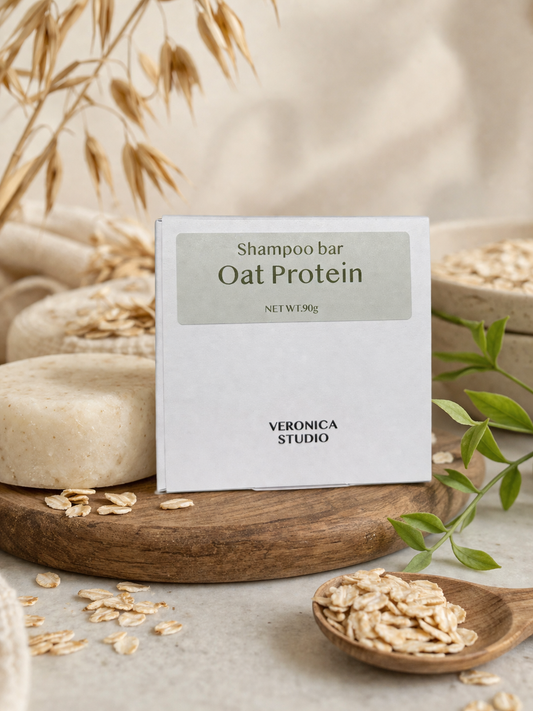 Oat shampoo bar
