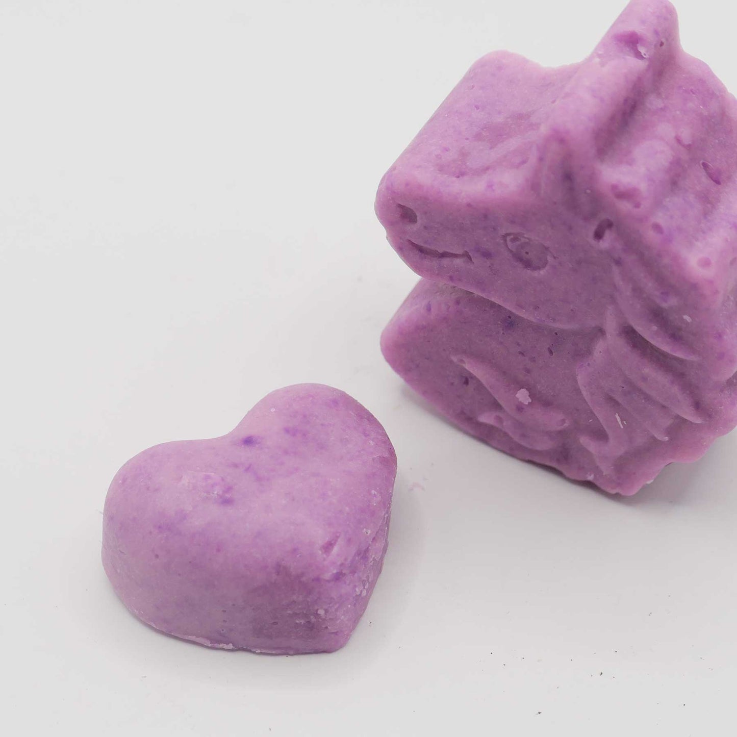 Heart Travel size  Mango butter conditioner bar (purple)