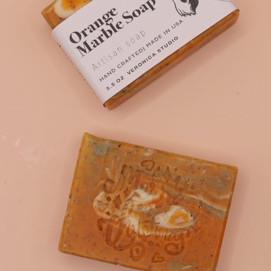 Orange Marble soap
