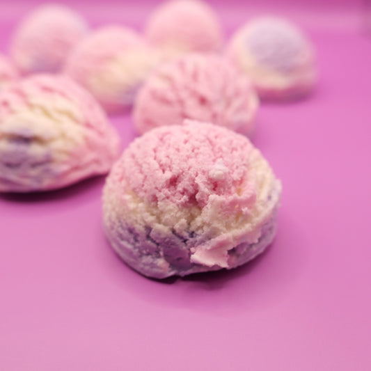 <1+1> Ice cream Bath bomb_Purple pink French Lavender