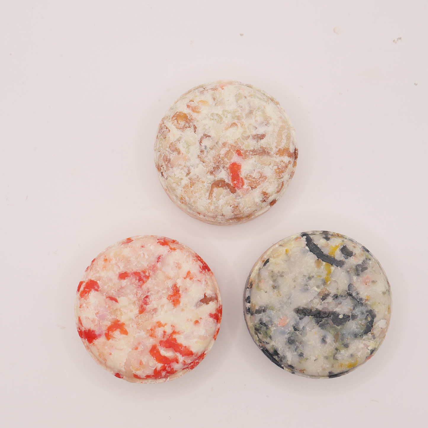 4 of terrazzo round soap set