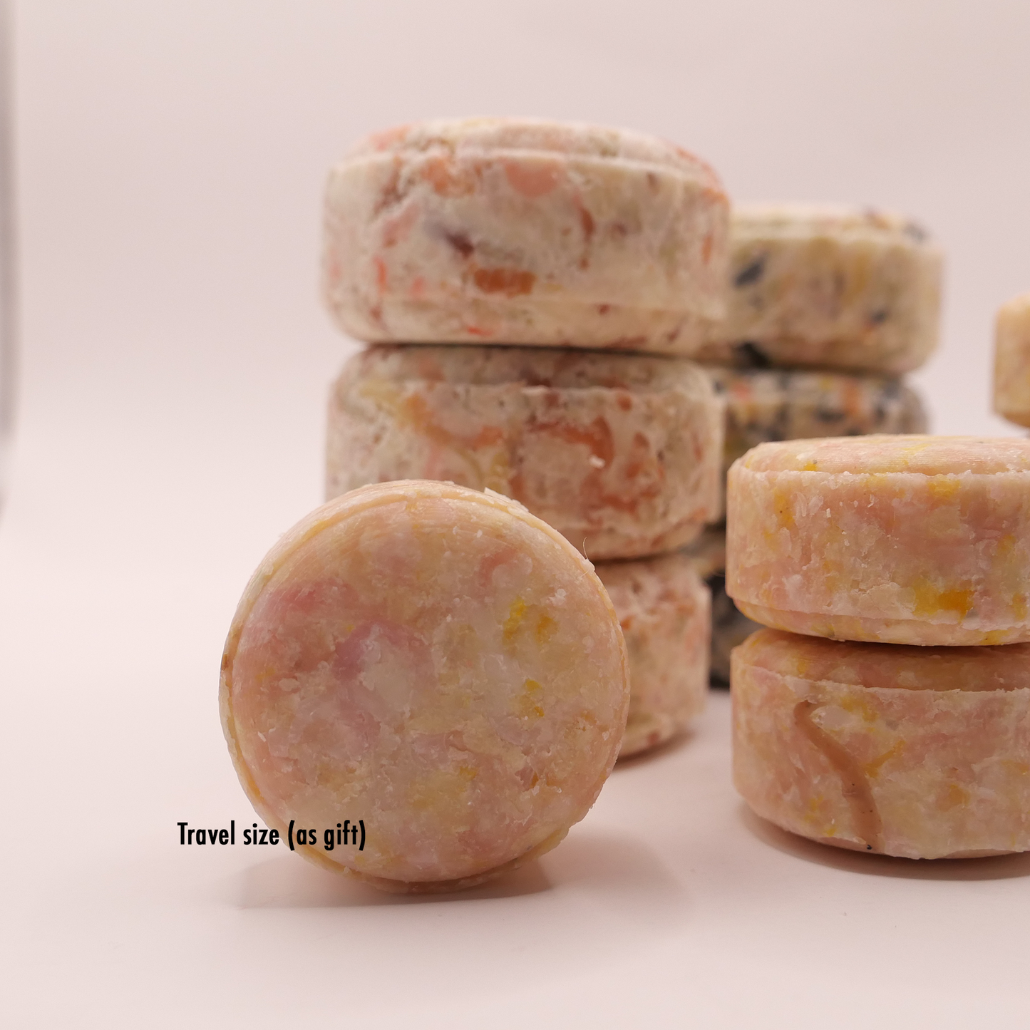 4 of terrazzo round soap set