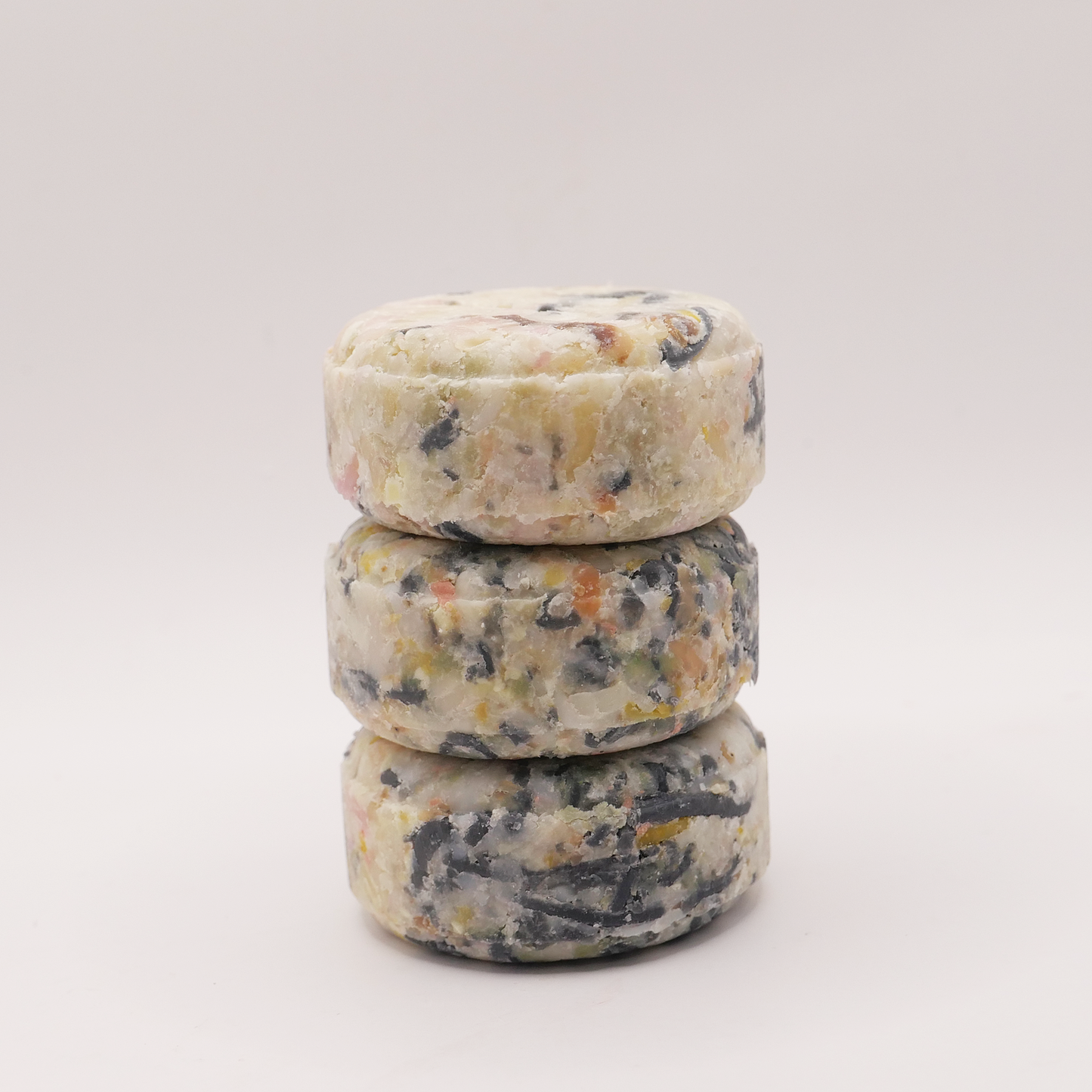 4 of terrazzo round soap set