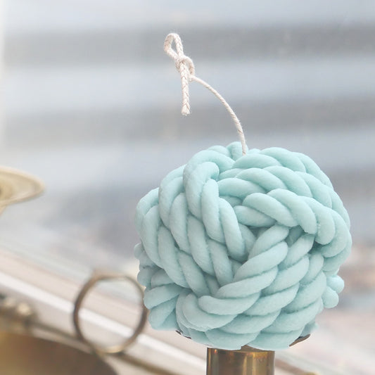 Scented Wool Candle Skyblue Spring of seoul